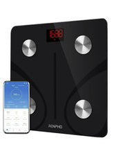 RENPHO RENPHO ES-CS20M Bluetooth Smart Body Fat Scale – 13 Body Metrics, BMI Monitor, 180kg Capacity, Black | Best Price UAE | Dubai, Abu Dhabi