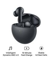 HUAWEI FreeBuds 7i Wireless Bluetooth Earbuds, Intelligent Active Noise Cancellation 4.0, Unlimited Spatial Audio, iOS and Android, Stable Clear Calls, Fast Charging, Black | Best Price UAE | Dubai, Abu Dhabi