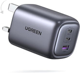 UGreen X553 Nexode 65W 3-Port PD GaN Fast Charger Gray