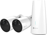 EZVIZ BC1 WiFi Outdoor Camera,1080p security camera CCTV with 365 Days Battery Life, Color Night Vision, PIR Motion, smart Human Detection, Two Way Audio, works with Alexa & Google assistant (BC1-B2)