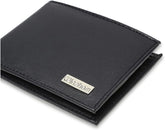 Bi-Fold Organised Wallet Flat Nappa Genuine and Smooth Leather Upper IM2021XDA0009-400-Navy Blue