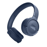 JBL Tune 520BT Wireless On-Ear Headphones, Pure Bass Sound, 57H Battery with Speed Charge, Hands-Free Call + Voice Aware, Multi-Point Connection, Lightweight and Foldable - Black, JBLT520BTBLKEU