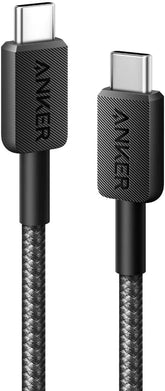 Anker 322 USB-C to USB-C Cable (0.9m Braided) - Black