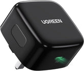 UGREEN iPhone 16 Pro Type-C Charger PD 20W, USB-C Fast Charging Adapter | Mobile Phone Charge Wall Plug, Smart Safe Protection, Compact Travel Adapter Compatible for Apple, Galaxy, iPad - Black