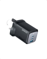 Anker 67W USB C Plug Prime GaN Wall Charger, 3-Port Compact and Foldable Fast PPS Charger, For MacBook Pro/Air, iPad Pro, iPhone17/16/15 Series, Galaxy S26 Series, Note20, Pixel, Apple Watch, and More