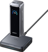 Anker Prime Power Bank and Charging Base, 26,250mAh 300W Max Portable Charger with Base for 6 Devices, Two-Way Charging, Flight-Approved, App Control, For MacBook, iPhone 17/16/15 Series, and More