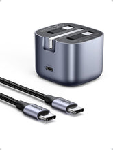 UGREEN 30W Charger with Cable for iPhone 16 Pro Cable Nexode GaN USB C Power Adapter Foldable Samsung Charger Type C Plug Set with 1M 60W USB Cable for iPhone 16 Pro Max/15, iPad, Galaxy S25, etc