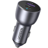 UGREEN 52.5W Fast Car Charger Dual USB Ports Fast Car Power Adapter PD30W iPhone 16 Car Charger Fast Charging Samsung S24 Series 25W Car USB Plug for Samsung, iPhone, iPad Pro/Air, Huawei, Xiaomi, etc