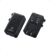 Anker Nano European Travel Plug Adapter, 5-Port Fordable (1-Pack, Black) | with 1AC 2USB-A 2USB-C Ports, Temperature Control, Essentials for Over 200 Countries, Ideal for Travel