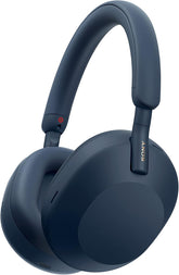 Sony WH-1000XM5 Wireless Noise Cancelling Headphones (30h Battery, Touch Sensor, Quick Charge Function, Optimised for Amazon Alexa, Headset with Microphone) Midnight Blue, Blue