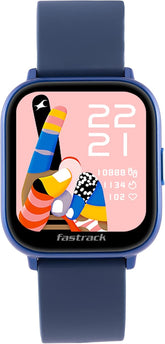 Fastrack Reflex Vybe Smart Watch|1.5” HD Display|50+ Sports Modes|100+ Watchfaces|in-Built Game|BP Monitor|SpO2|Sleep Tracker|Custom Watchface|7 Day Battery|Camera & Music Control|IP68| Dark Black