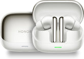 HONOR Earbuds 4 with AI Translation, 50dB Adaptive ANC, 46H Battery Life, Dual Drivers(11mm+6mm), 3-Mic AI Call Noise Reduction, IP54 Water Resistant, Pearl White