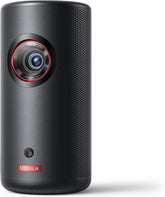 NEBULA Capsule 3 Laser Projector, Upgraded with Google TV and Official Netflix, Mini Smart TV Projector with Wi-Fi, Outdoor Portable Projectors, Dolby Digital, 120-Inch Screen, 2.5H Built-In Battery