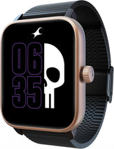 Fastrack Phantom Smart Watch|1.85" UltraVU Display| Functional Crown| SingleSync BT Calling|100+ Sports Modes|100+ Watchfaces|AI Voice Assistant|in-Built Games| Aluminium Case with Mesh Strap
