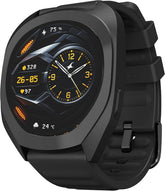 Fastrack Smart Watch | BT Calling | 3.5cm Ultra UV Round Display, Deep Black, Standard