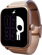Fastrack Phantom Smart Watch|1.85" UltraVU Display| Functional Crown| SingleSync BT Calling|100+ Sports Modes|100+ Watchfaces|AI Voice Assistant|in-Built Games| Aluminium Case with Mesh Strap