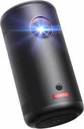 NEBULA Capsule 3 1080p Mini Projector, Smart 200 ANSI-Lumen Portable Projector with Official Google TV, Built-In Netflix, Dolby Digital, 120-Inch Picture, Built-In Battery with 2.5 Hours of Playtime