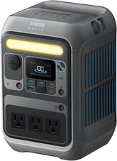 Anker SOLIX C300 Portable Power Station, Outdoor 288Wh LiFePO4 Battery, 300W (600W Surge) Solar Generator, 140W Two-Way Fast Charging, For Camping, Traveling, and Emergencies (Solar Panel Optional)