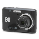 KODAK Compact Cameras - FZ45 RD - 4x CMOS - AA Batteries | 16MP Sensor, 2.7 LCD, Full HD 1080p Video, Uses 2×aa Batteries