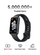 HUAWEI Band 10 Smartwatch, Compatible with iOS Android, Emotional Wellbeing Assistant, Fast Charging And Robust Battery Life, Comfortable Wearing, Pro-Level Sleep Analysis, Black | Best Price UAE | Dubai, Abu Dhabi