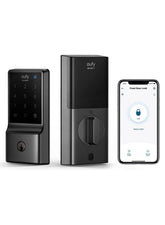 eufy eufy Security Smart Lock C210, 5-in-1 Keyless Entry Door Lock, Built-in WiFi Deadbolt, Smart Door Lock, No Bridge Required, Easy Installation, Touchscreen Keypad, App Remote Control, BHMA Cert | Best Price UAE | Dubai, Abu Dhabi