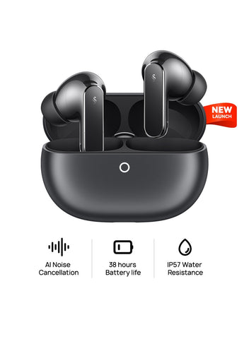FreeBuds Pro 5 Wireless Earbuds, Dual-Engine AI Noise Cancellation for Business & Office, Secure Fit with Immersive Sound, Stable Calls, IP57 Waterproof for Sports, 38H Long Battery Life, Grey