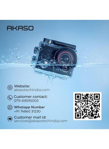 Akaso AKASO Brave 7 Action Camera 4K60FPS 20MP with 256GB U3 MicroSDXC Memory Card, Waterproof Camera with Touch Screen IPX8 33FT EIS 2.0 Upgraded Version | Best Price UAE | Dubai, Abu Dhabi