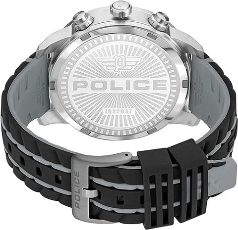 Police Huntley Collection Multi-Function Men's Watch (Model: PEWJQ2203702), Black