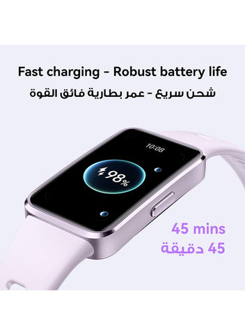 Band 10 Smartwatch, Compatible with iOS Android, Emotional Wellbeing Assistant, Fast Charging And Robust Battery Life, Comfortable Wearing, Pro-Level Sleep Analysis, Pink
