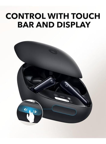 Soundcore Liberty 4 Pro by Anker, Noise Cancelling Wireless Earbuds, 7-Sensor and Real-Time Adaptive Noise Cancelling, 2× Faster Charging, Studio-Level Hi-Fi Music, Clear Calls with 6 Mics and AI Black | Best Price UAE | Dubai, Abu Dhabi