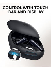 Soundcore Liberty 4 Pro by Anker, Noise Cancelling Wireless Earbuds, 7-Sensor and Real-Time Adaptive Noise Cancelling, 2× Faster Charging, Studio-Level Hi-Fi Music, Clear Calls with 6 Mics and AI Black | Best Price UAE | Dubai, Abu Dhabi