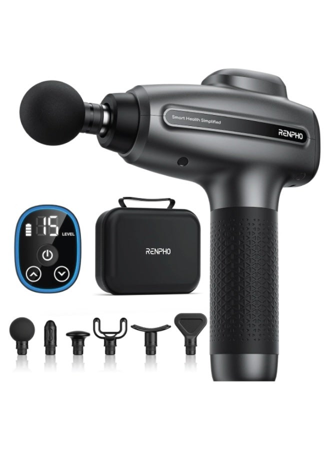 RENPHO RENPHO Massage Gun Deep Tissue Electric Handheld Massager Gun - Black | Best Price UAE | Dubai, Abu Dhabi