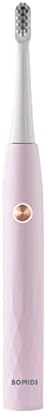 Bomidi T501 Ultrasonic Electric Toothbrush High Frequency Vibration Deep Cleaning & Whitening Toothbrush | IPX7 Waterproof | 30days Long battery Life - Pink