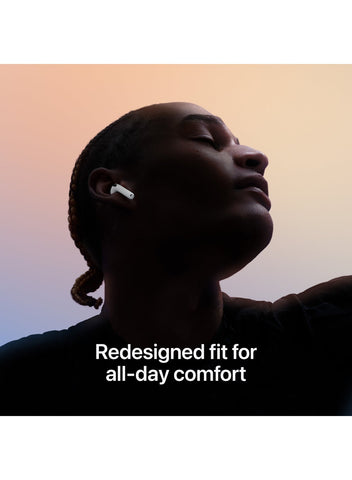 AirPods 4 ANC Wireless Earbuds, Bluetooth Headphones, with Active Noise Cancellation, Adaptive Audio, Transparency Mode, Personalized Spatial Audio, USB-C Charging Case, Wireless Charging, H2 Chip White