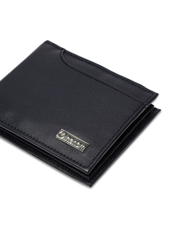 Inahom Inahom Bi-Fold Organised Wallet Flat Nappa Genuine and Smooth Leather Upper IM2021XDA0002-400-Navy Blue