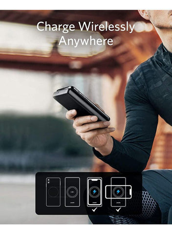 Anker Wireless Power Bank 10,000mAh PD, PowerCore III 10K Wireless Portable Charger with Qi-certified 10W Wireless Charging and 18W USB-C Quick Charge for iPhone 16/16 Pro/16 Pro Max/15/15 Pro/15 Pro Max, iPad | Best Price UAE | Dubai, Abu Dhabi
Loading.
