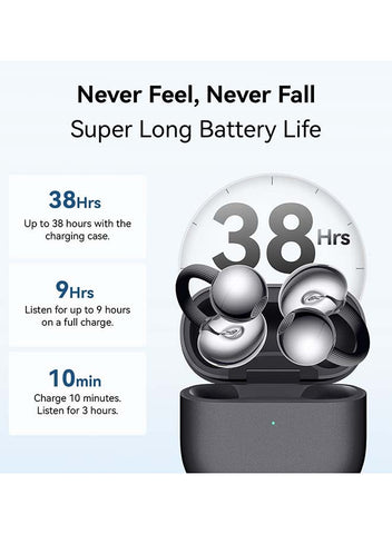 HUAWEI FreeClip 2 Wireless Earphones, Bluetooth Earbuds, Airy C-bridge Design, Adaptive Open-ear Listening, Crystal-clear Calls, 38 Hours Long Battery Life, Compatible with iOS & Android, IP57, white | Best Price UAE | Dubai, Abu Dhabi