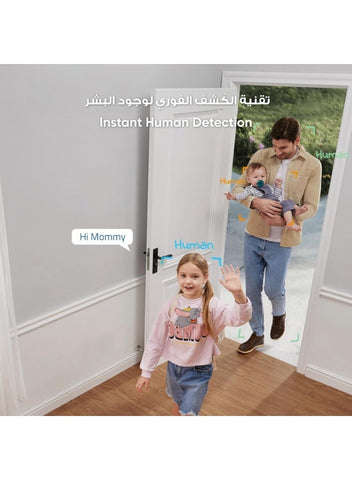eufy Security 2K Indoor Cam Pan & Tilt, Home Security Indoor Camera, Human and Pet AI, Works with Voice Assistants, Motion Tracking, Night Vision, MicroSD Card Required, HomeBase Not RequiredBundle | Best Price UAE | Dubai, Abu Dhabi