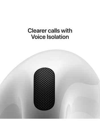 AirPods 4 ANC Wireless Earbuds, Bluetooth Headphones, with Active Noise Cancellation, Adaptive Audio, Transparency Mode, Personalized Spatial Audio, USB-C Charging Case, Wireless Charging, H2 Chip White