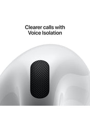 AirPods 4 ANC Wireless Earbuds, Bluetooth Headphones, with Active Noise Cancellation, Adaptive Audio, Transparency Mode, Personalized Spatial Audio, USB-C Charging Case, Wireless Charging, H2 Chip White