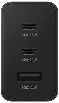 Samsung 65W Power Adapter Trio, Black, EP-T6530NBEGAE