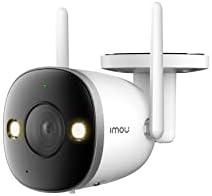 Imou Bullet 2S F1.0 Big Aperture Security Camera Outdoor 4MP 1440P, Colorful Night Vision,Built-in Spotlight, AI Human Motion Detection, IP67 Weatherproof, 30m Night Vision IP Wi-Fi Camera