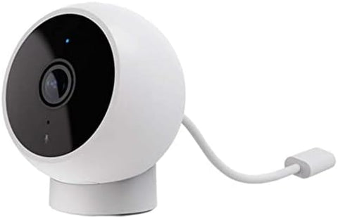 Xiaomi Mi Home Security Camera 2K - Magnetic Mount| 180° Rotating Magnetic Mount |Infrared Night Vision | Two-Way Voice Calls | Motion Detection- White, Mjsxj03Hl