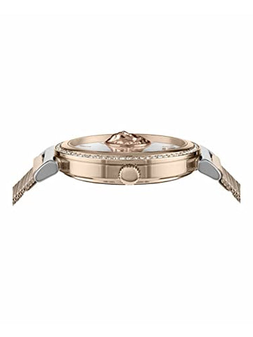 Versus Brick Lane Analog Watch For Women With Rose Gold Tone Bracelet 35 MM - V WVSPLD1321