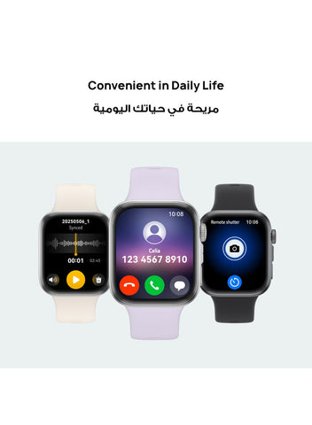 Watch FIT4 Smart Watch, 1.82” Display, 100+ Sports modes, Fitness and Sleep Tracker, Heart Rate Monitor, Emotional Wellbeing Assistant, up to 10-Day Battery Life, iOS & Android Grey