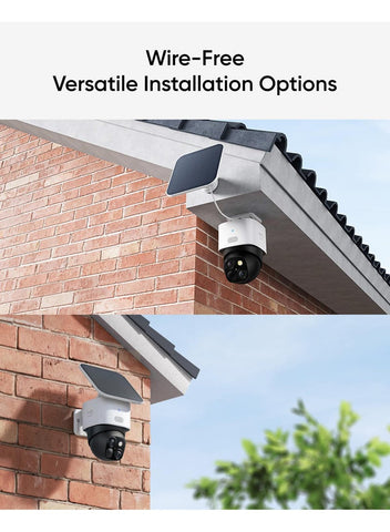 eufy Security SoloCam S340, Solar Security Camera, Wireless Outdoor Camera, 360° Pan & Tilt Surveillance, No Blind Spots, 2.4 GHz Wi-Fi, No Monthly Fee, HomeBase S380 Compatible | Best Price UAE