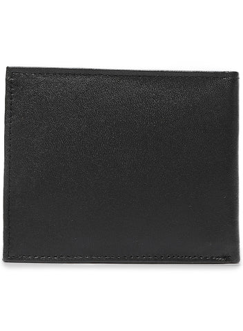 Inahom Inahom Bi-Fold Organised Wallet Flat Nappa Genuine and Smooth Leather Upper IM2021XDA0003-001-Black