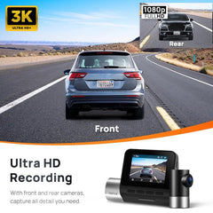 70mai 70mai Pro Plus+ Dash Cam, Black, Dual Channel | Best Price UAE | Dubai, Abu Dhabi