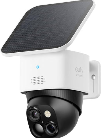 eufy Security SoloCam S340, Solar Security Camera, Wireless Outdoor Camera, 360° Pan & Tilt Surveillance, No Blind Spots, 2.4 GHz Wi-Fi, No Monthly Fee, HomeBase S380 Compatible | Best Price UAE