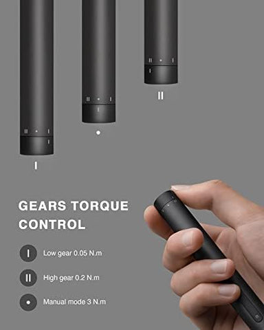 Xiaomi | Electric Precision Screwdriver | 2 Speed Adjustable Torque | 24 Screwdriving Bit - Magnetic Container | 170rpm Powerful Motor Speed | 350mAh Battery | for Laptops, Mobiles | S2 Steel | Grey